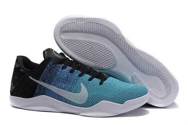 Nike Flyknit Kobe 11 Shoes Black Grey Blue Spain
